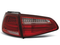 Led Bar Tail Lights Red Whie Fitss Vw Golf 7 13-17 Led Bar Tail Lights Red Whie Fitss Vw Golf 7 13-17