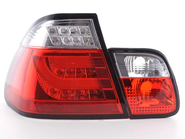Led rear lights BMW serie 3 E46 saloon Yr. 98-01 red/clear