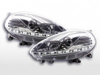 DRL Daylight headlight Fiat Punto Evo Yr. 09- chrome DRL Daylight headlight Fiat Punto Evo Yr. 09- chrome