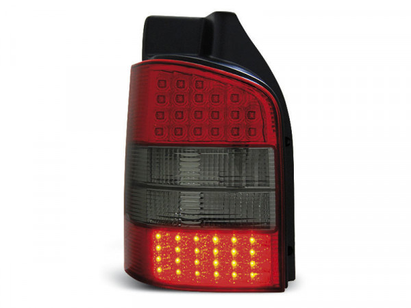 Led Tail Lights Red Smoke Fits Vw T5 04.03-09
