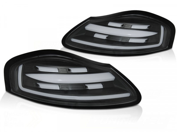 Led Bar Tail Lights Black Seq Fits Porsche Boxster 986 96-04