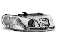 Headlights Daylight Chrome Fits Seat Leon / Toledo 04.99-08.04 Headlights Daylight Chrome Fits Seat Leon / Toledo 04.99-08.04