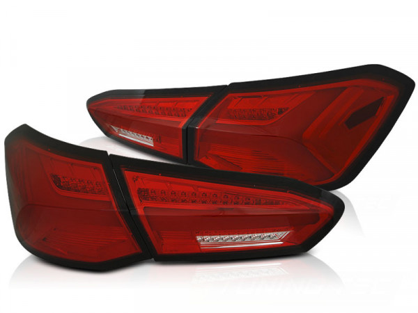 Led Tail Lights Red White Seq Fits Ford Focus 4 18-21 Hatchback