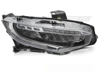 Full Led Headlight Right Side Tyc Fits Honda Civic X 16-21 Full Led Headlight Right Side Tyc Fits Honda Civic X 16-21