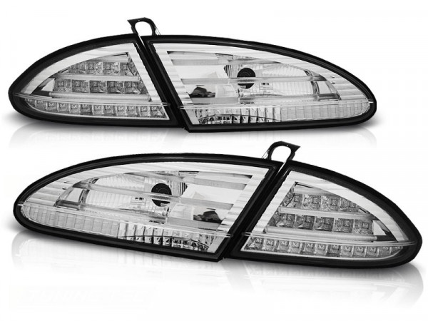 Led Tail Lights Chrome Fits Seat Leon 06.05-09