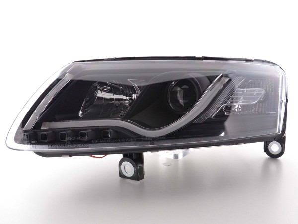 Daylight headlights with LED lightbar DRL look Audi A6 4F Yr. 04-08 black