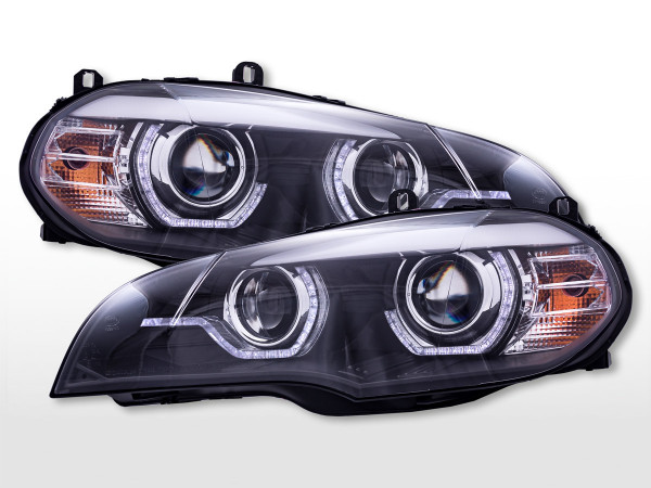 Daylight Scheinwerfer mit LED Standlicht BMW X5 E70 2008-2013 schwarz