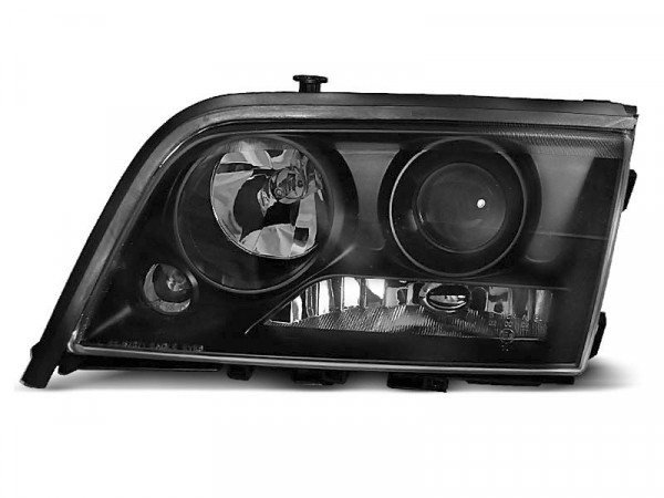 Headlights Black Fits Mercedes W202 C-klasa 06.93-06.00