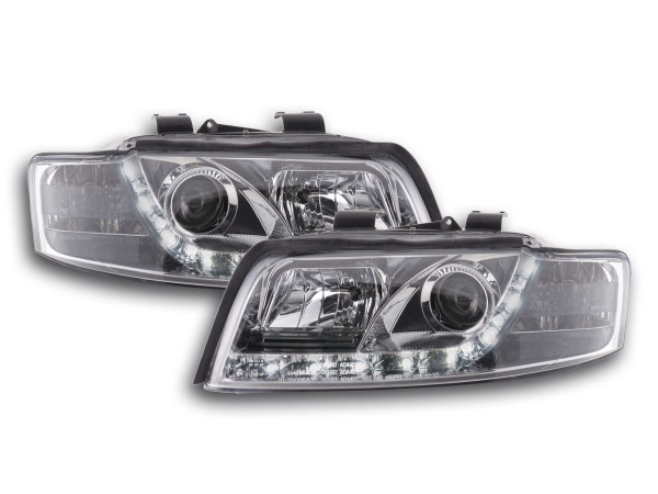 DRL Daylight headlight Audi A4 type 8E Yr. 01-04 chrome