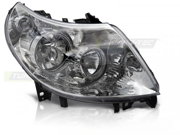 Headlight Chrome Right Side Tyc Fits Ducato / Boxer / Jumper 10-14