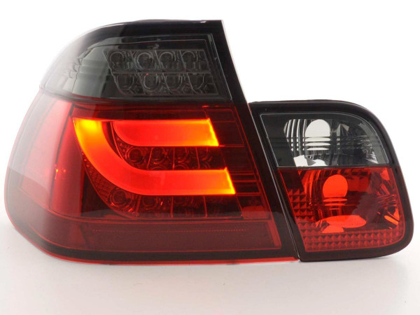 Led Taillights BMW serie 3 E46 saloon Yr. 02-05 red/black