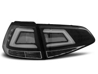 Led Bar Tail Lights Black Fits Vw Golf 7 13-17 Led Bar Tail Lights Black Fits Vw Golf 7 13-17