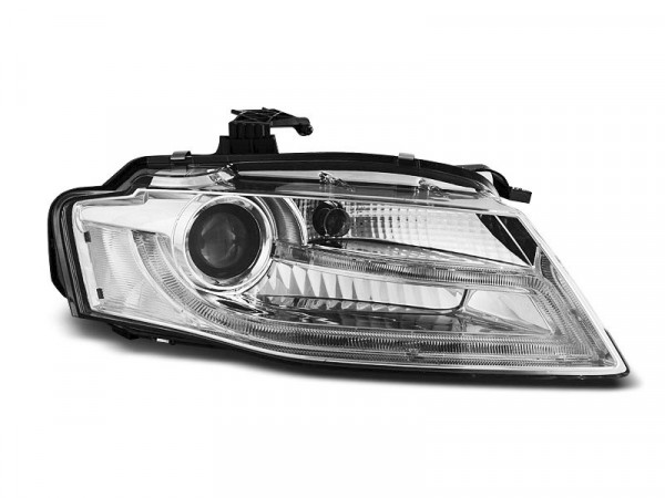 Headlights True Drl Chrome Fits Audi A4 B8 04.08-11