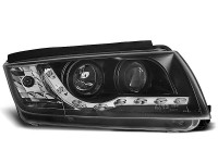 Headlights Daylight Black Fits Skoda Fabia 12.99-08 Headlights Daylight Black Fits Skoda Fabia 12.99-08