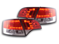 Led Taillights Audi A4 Avant type 8E Yr. 04-08 red/clear Led Taillights Audi A4 Avant type 8E Yr. 04-08 red/clear