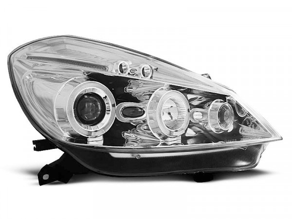 Renault Clio 3 05-09 Chrome Angel Eyes