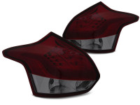 Ford Focus 3 11-10.14 Hatchback Red Smoke Led Bar Ford Focus 3 11-10.14 Hatchback Red Smoke Led Bar