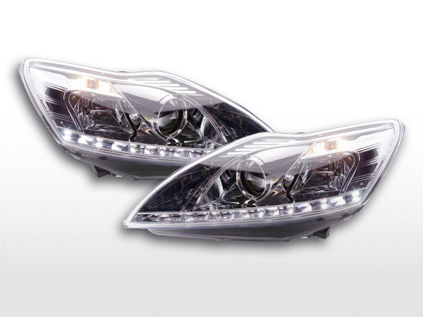 Daylight headlight Ford Focus 3/5-door. Yr. 08- chrome