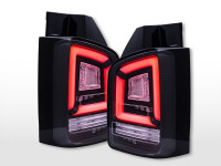 LED Rückleuchten passend für VW T5 2010-2015 Heckklapentür-Version schwarz LED Rückleuchten passend für VW T5 2010-2015 Heckklapentür-Version schwarz