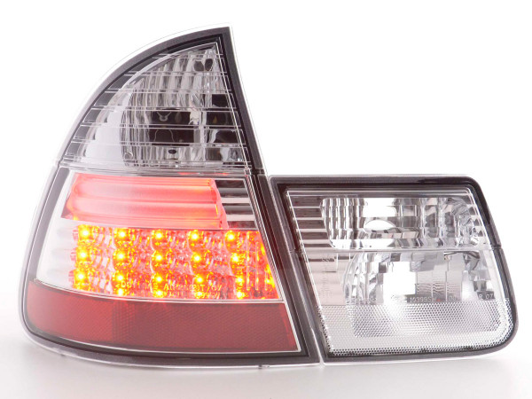 Led Taillights BMW serie 3 Touring type E46 Yr. 98-05 chrome