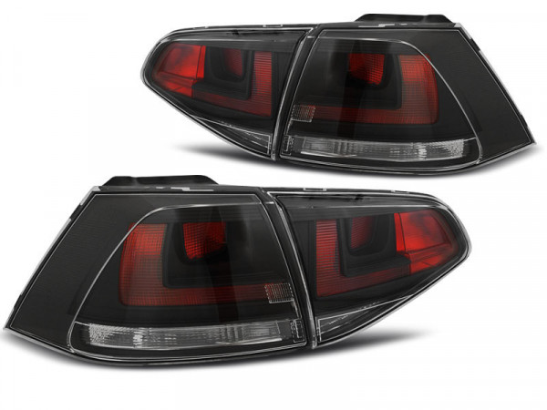Tail Lights Smoke Fits Vw Golf 7 07.12-17