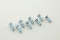 Wheel bolts Set (8 pieces), M12 x 1,5 21mm short head silver Wheel bolts Set (8 pieces), M12 x 1,5 21mm short head silver