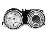 Headlights Angel Eyes Chrome fits BMW E30 11.82-06.94 Headlights Angel Eyes Chrome fits BMW E30 11.82-06.94