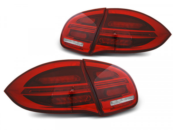 Led Tail Lights Red White Fits Porsche Cayenne 10-15