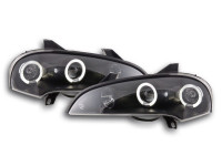 headlight Opel Tigra Yr. 95-03 black headlight Opel Tigra Yr. 95-03 black