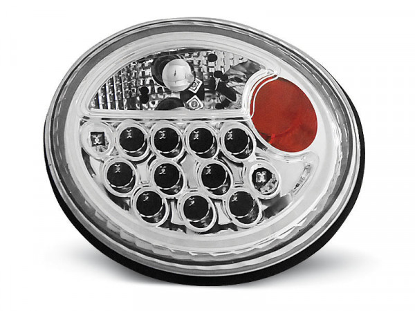 Led Tail Lights Chrome Fits Vw New Beetle 10.98-05