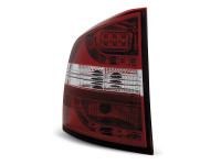 Led Tail Lights Red White Fits Skoda Octavia Ii Kombi 04-12 Led Tail Lights Red White Fits Skoda Octavia Ii Kombi 04-12