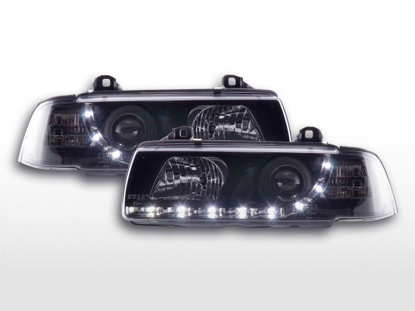 Daylight headlight BMW serie 3 Coupe type E36 Yr. 92-98 black