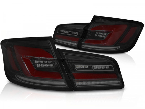 Led Bar Seq Tail Lights Smoke Black Fits Bmw F10 10-16