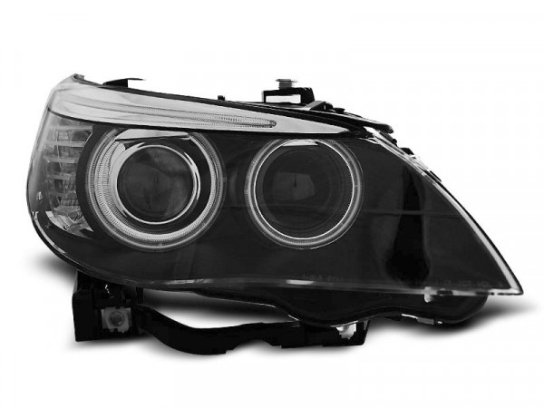 Xenon Headlights D2s Angel Eyes Ccfl Black Fits Bmw E60/e61 03-04