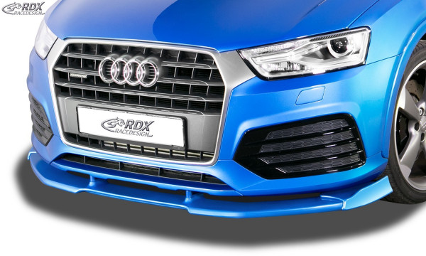 RDX Front Spoiler VARIO-X AUDI Q3 (8U, 2011-2018, with & without S-Line) Front Lip Splitter