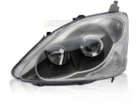 Headlight Black Left Side Tyc Fits Honda Civic 03-06 Hatchback Headlight Black Left Side Tyc Fits Honda Civic 03-06 Hatchback