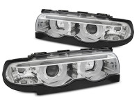 Headlights Angel Eyes LED 3D Chrome fits BMW E38 94-01 Headlights Angel Eyes LED 3D Chrome fits BMW E38 94-01