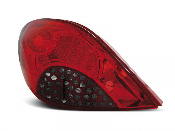 Peugeot 207 3d/5d 05.06-06.09 Red Smoke Led