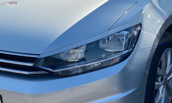 RDX Headlight covers for VW Touran 5T (2015+; only for Halogen-Headlights) Light Brows