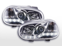 Daytime running lights headlight Daylight VW Golf 4 Yr. 97-03 chrome Daytime running lights headlight Daylight VW Golf 4 Yr. 97-03 chrome