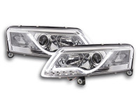 Daylight headlight Set Audi A6 type 4F Yr. 04-08 chrome RHD Daylight headlight Set Audi A6 type 4F Yr. 04-08 chrome RHD