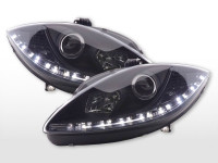 Daylight headlight Seat Leon 1P Yr. 09- black Daylight headlight Seat Leon 1P Yr. 09- black
