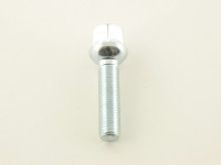 Wheel bolt, M12 x 1,5 45mm domed silver Wheel bolt, M12 x 1,5 45mm domed silver