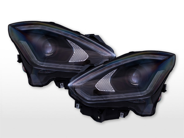 LED headlight set LED daytime running lights Suzuki Swift RZ/AZ year from 17 black