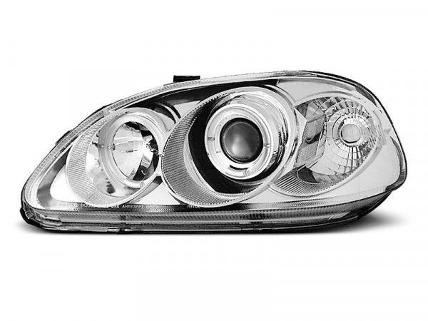 Honda Civic 09.95-02.99 Angel Eyes Chrome
