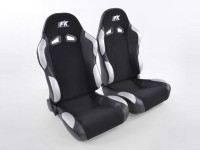FK sport seats Auto half-shell seats Set Spacelook carbon in motorsport look FK sport seats Auto half-shell seats Set Spacelook carbon in motorsport look