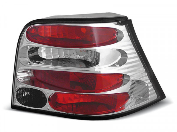 Tail Lights Chrome Fits Vw Golf 4 09.97-09.03