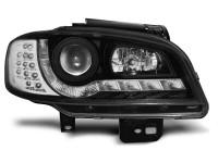 Headlights Daylight Black Fits Seat Ibiza/cordoba 09.99-03.02 Headlights Daylight Black Fits Seat Ibiza/cordoba 09.99-03.02