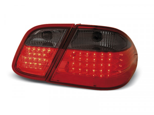 Led Tail Lights Red Smoke Fits Mercedes W208 Clk 03.97-04.02