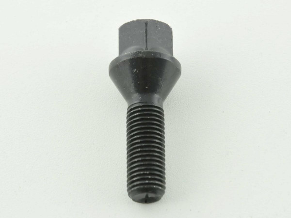 Wheel bolt, L= 43 mm M12 x 1,5 short head black
